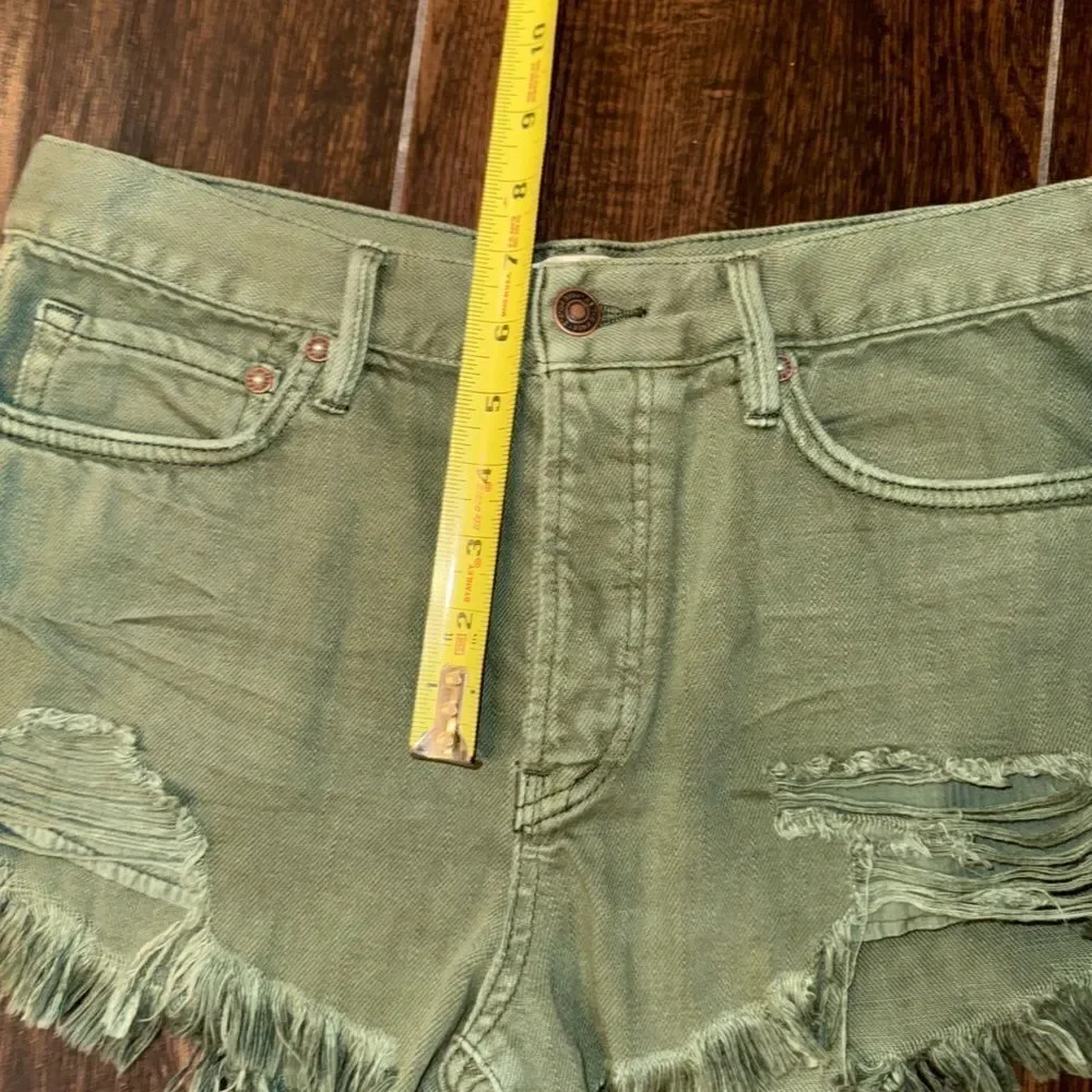 Free People Olive Green Short